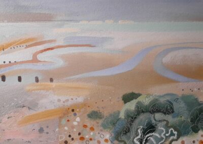 Low Tide, Morning Light. Oil 30 x 50 cm
